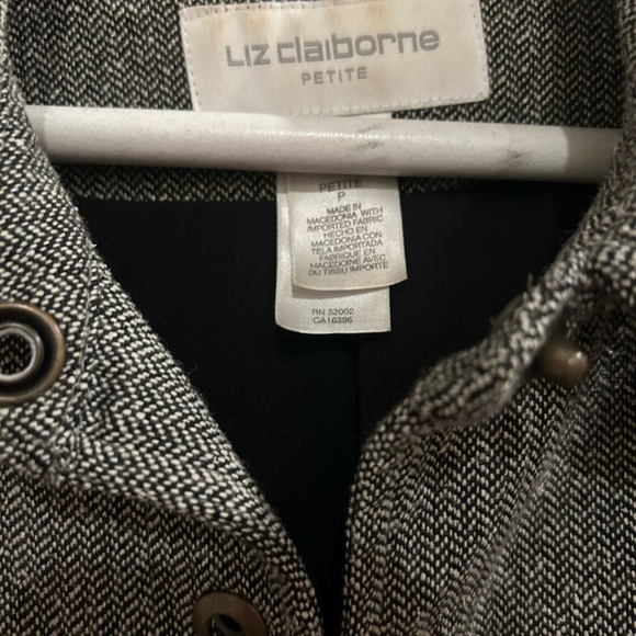 Liz Claiborne Gray Textured Blazer - Picture 4 of 4